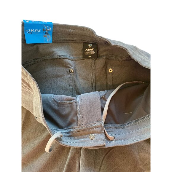 NWT Title Nine Kuhl Indestructible 2.0 Hiking Shorts 4.5" Women’s 10 Gray MSRP$7 - Picture 7 of 11